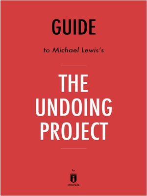cover image of Guide to Michael Lewis's The Undoing Project by Instaread